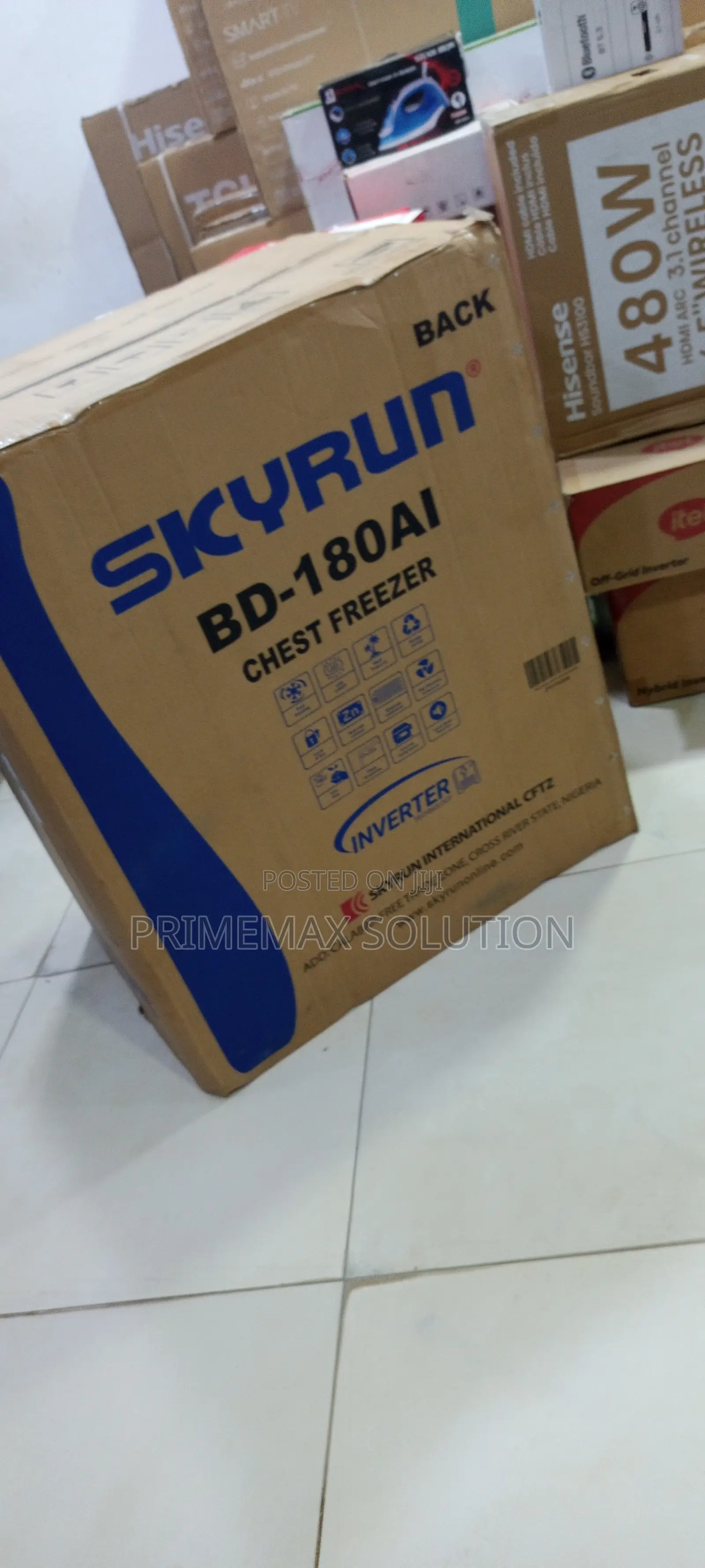 SKYRUN 180AI - 145L Smart Freezing for Modern Nigerian Homes