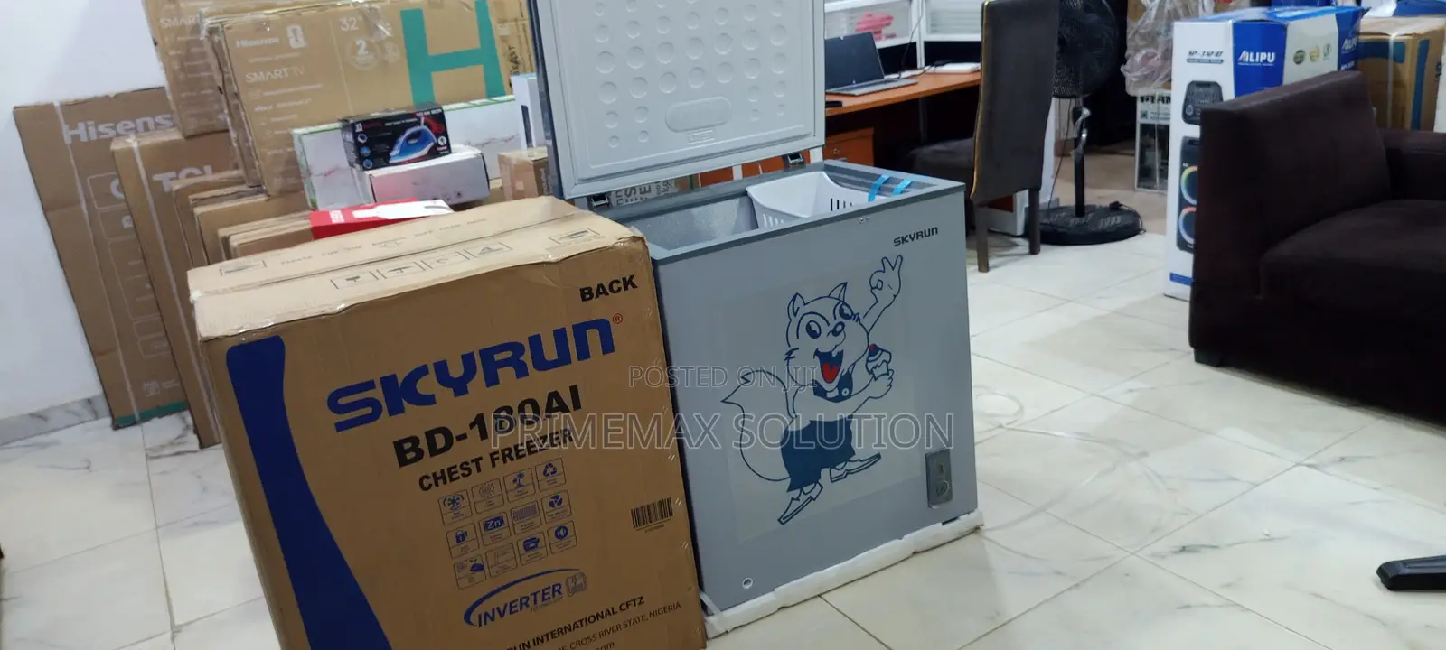 SKYRUN 180AI - 145L Smart Freezing for Modern Nigerian Homes