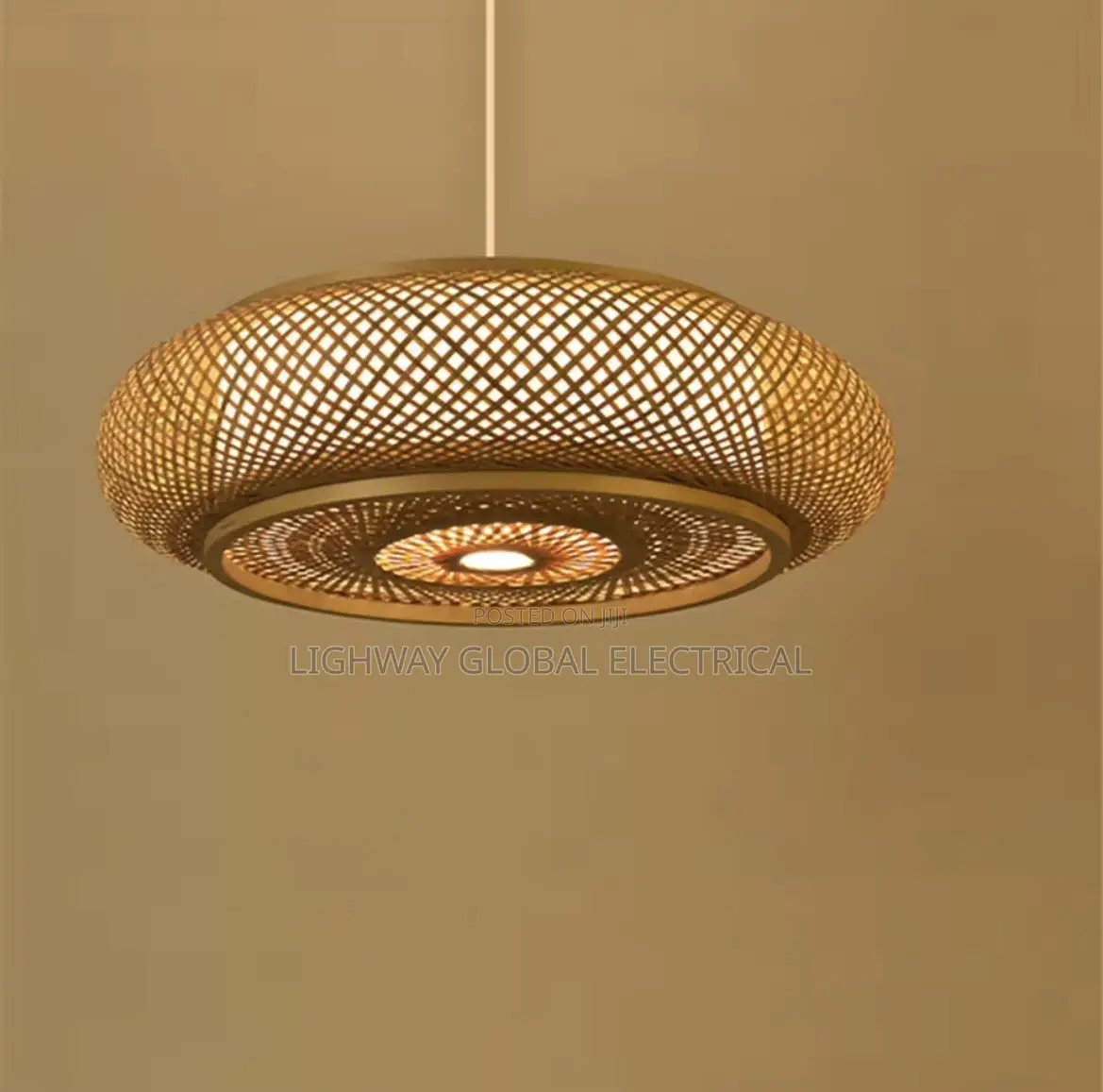 Zen Style Bamboo Pendant Chandelier