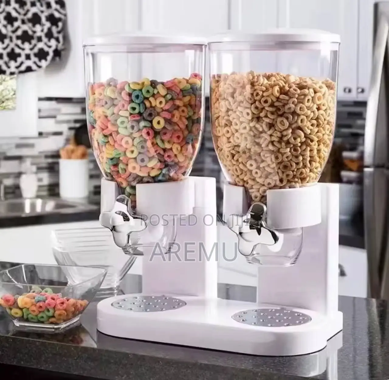 2L Each Dual Cereal Dispenser