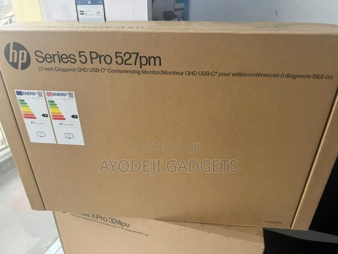 HP Series 5 Pro 527pm USB -C Conferencing Monitor27" QHD Ips 3-Slbord