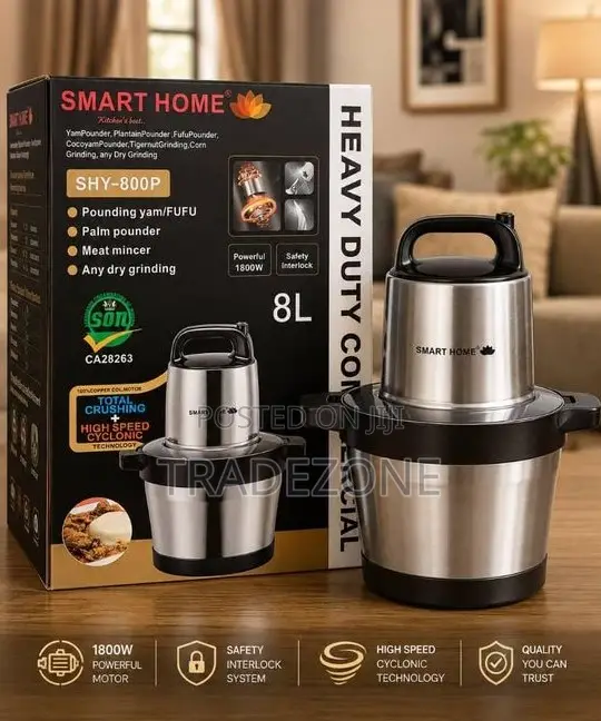 Smart Home 8L Heavy Duty Yam Pounder SHY 800P