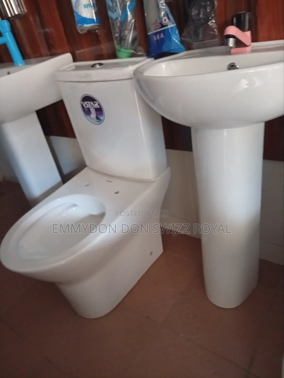 Complete WC With Basin White