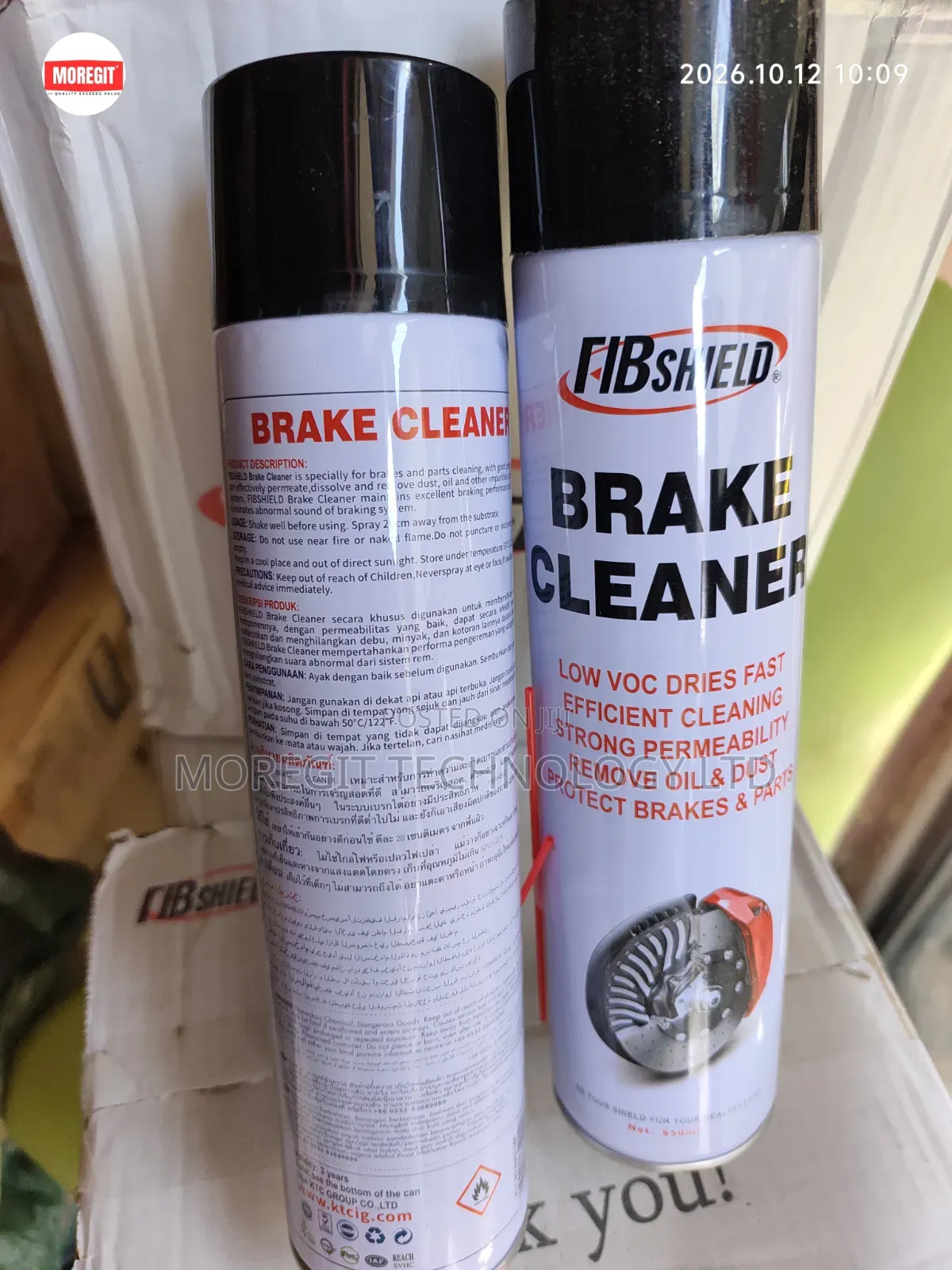 Fibshield Brake and Parts Cleaner 650ml