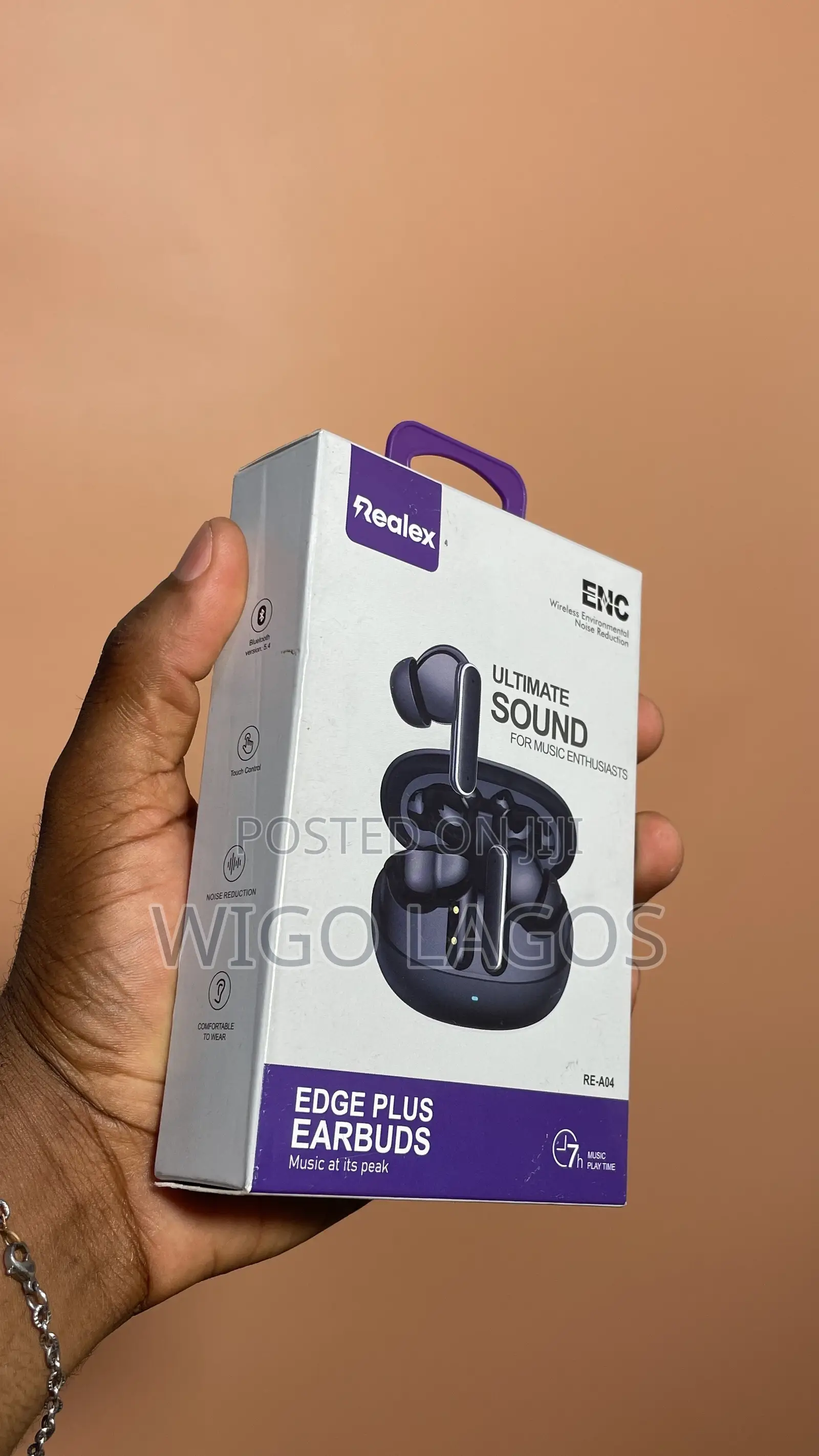 Realex Edge Plus Earbuds (Model: RE-A04)