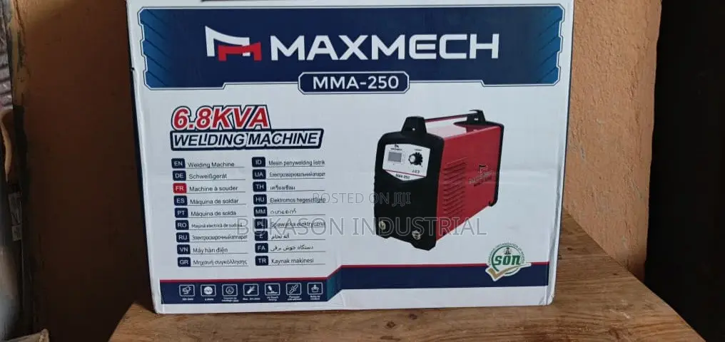 Title: Maxmech MMA 250 Welding Machine – 6.8kVA Heavy-Duty Arc Welder