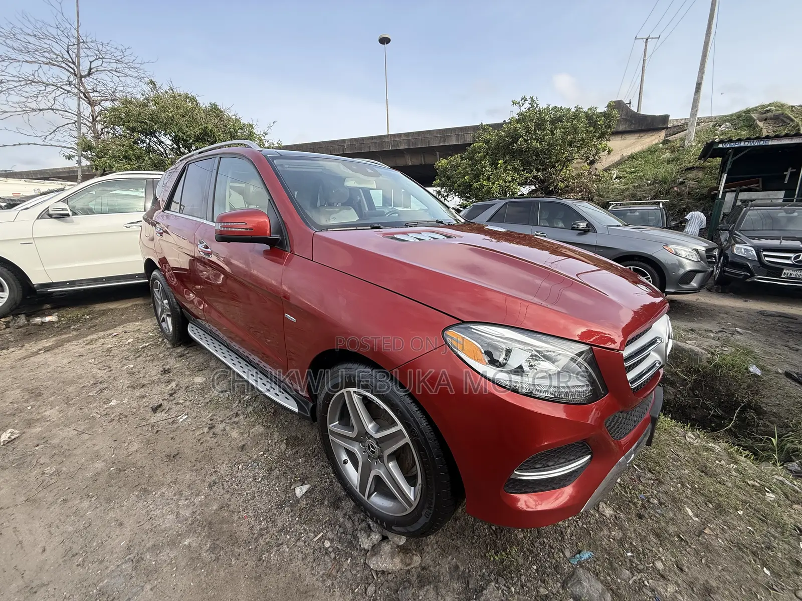 Mercedes-Benz GLE-Class GLE 350d 4MATIC 2018 Red