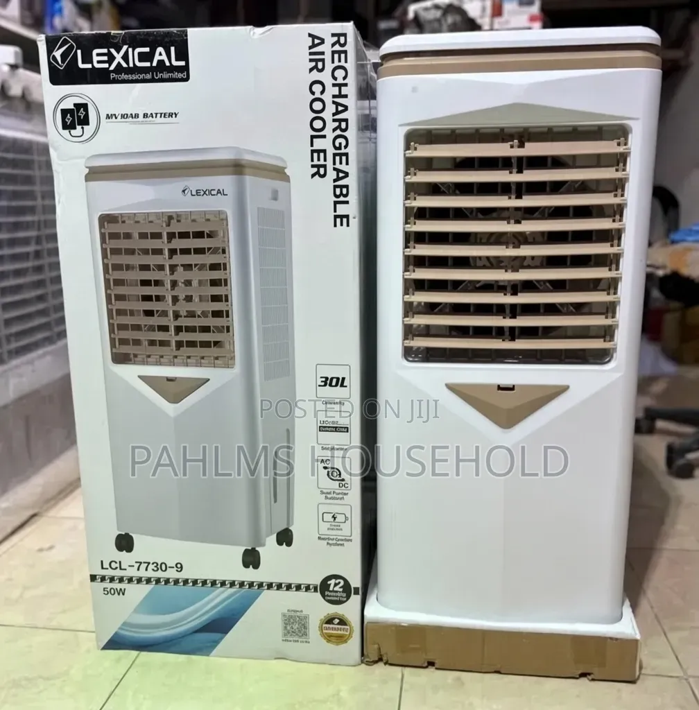 Rechargeable 30Liters Evaporative Air Cooler