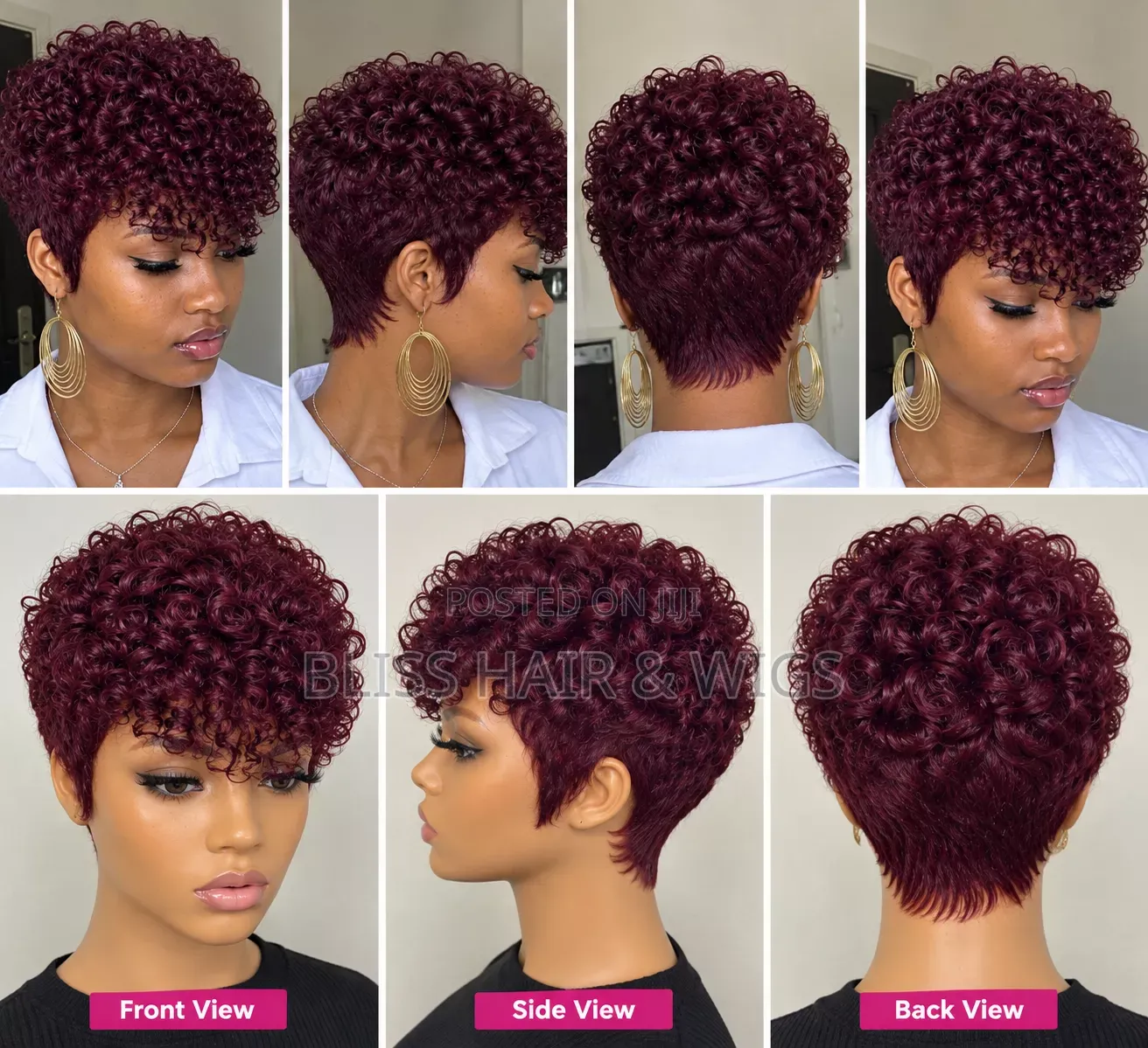 Quality Human Hair Blend Wigs