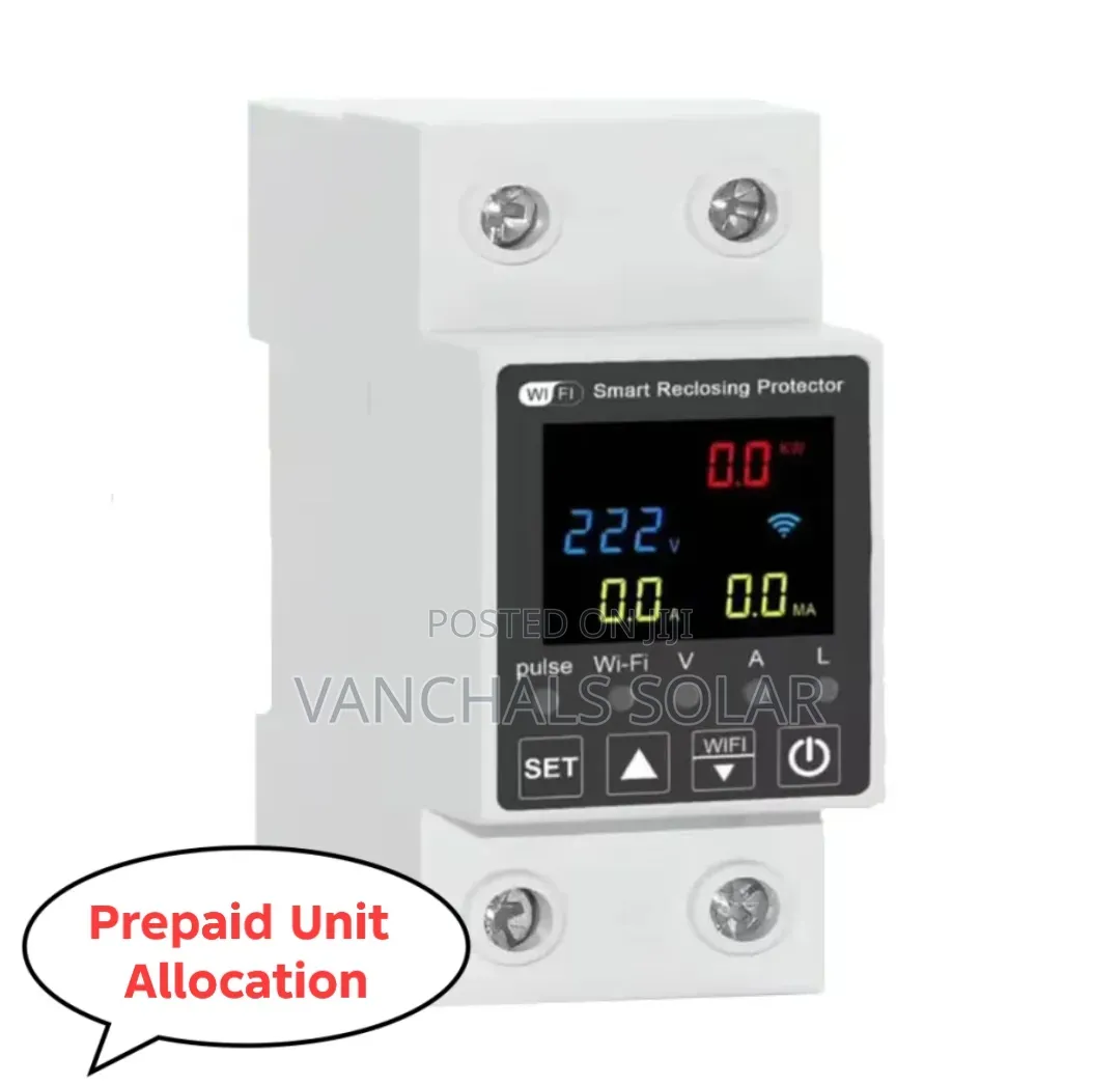 Smart WiFi Prepaid Check Meter Card Reader Tuya 63a- Unit Allocation