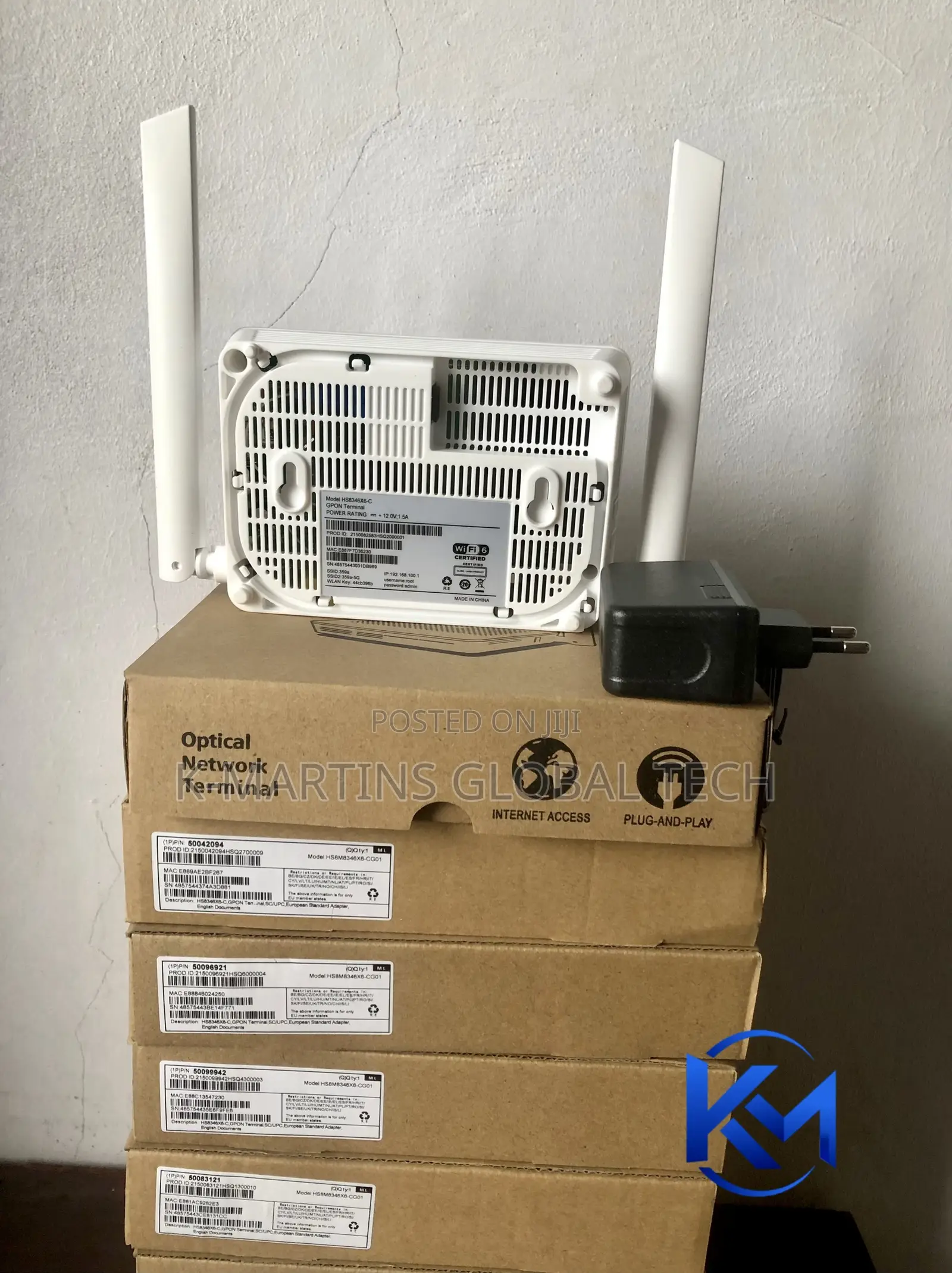 Huawei HS8346X6-CG01 Wi-Fi 6 GPON Fibre Router ONT