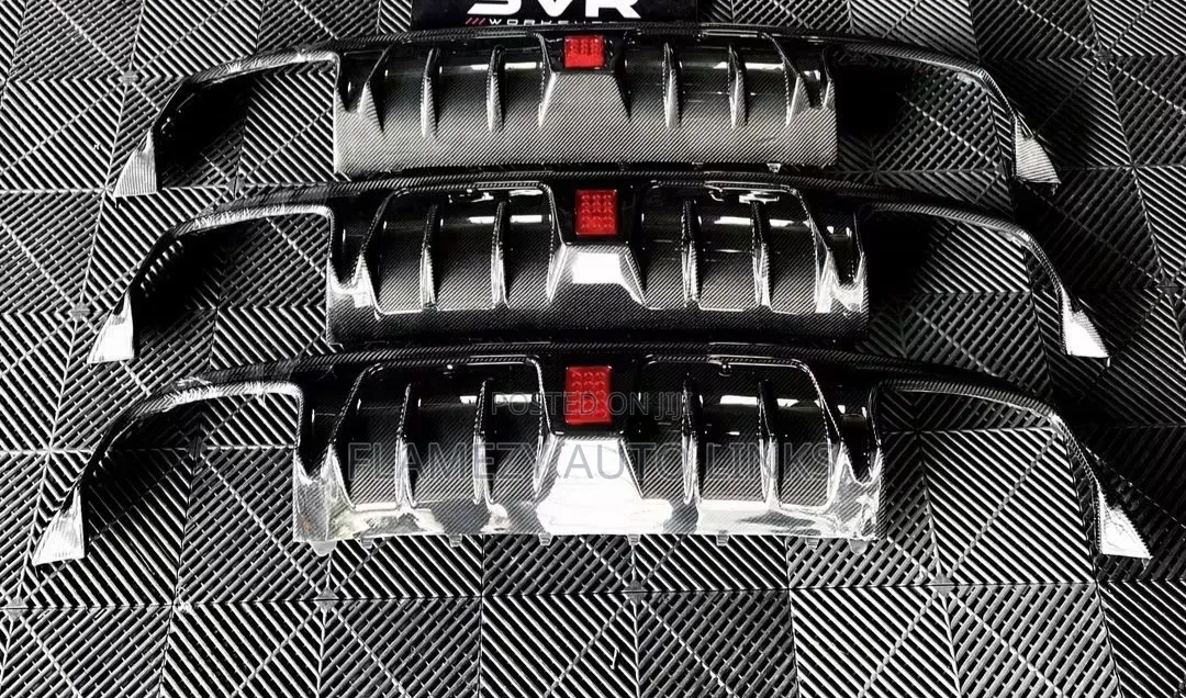 C300 Carbon Fiber Back Bumper Down Diffuser 2017