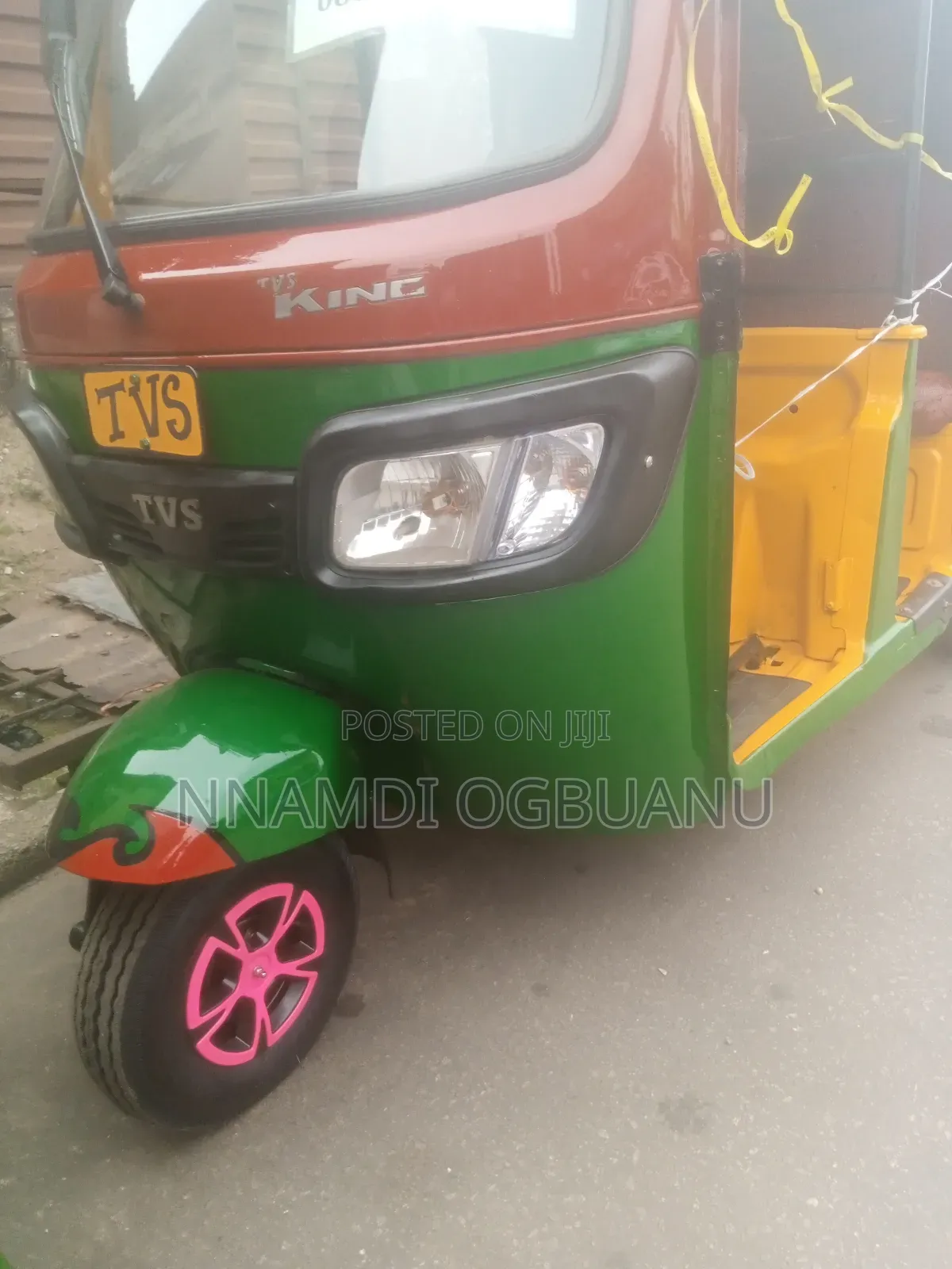 TVS King Deluxe Plus iTouch Start 2025 Green