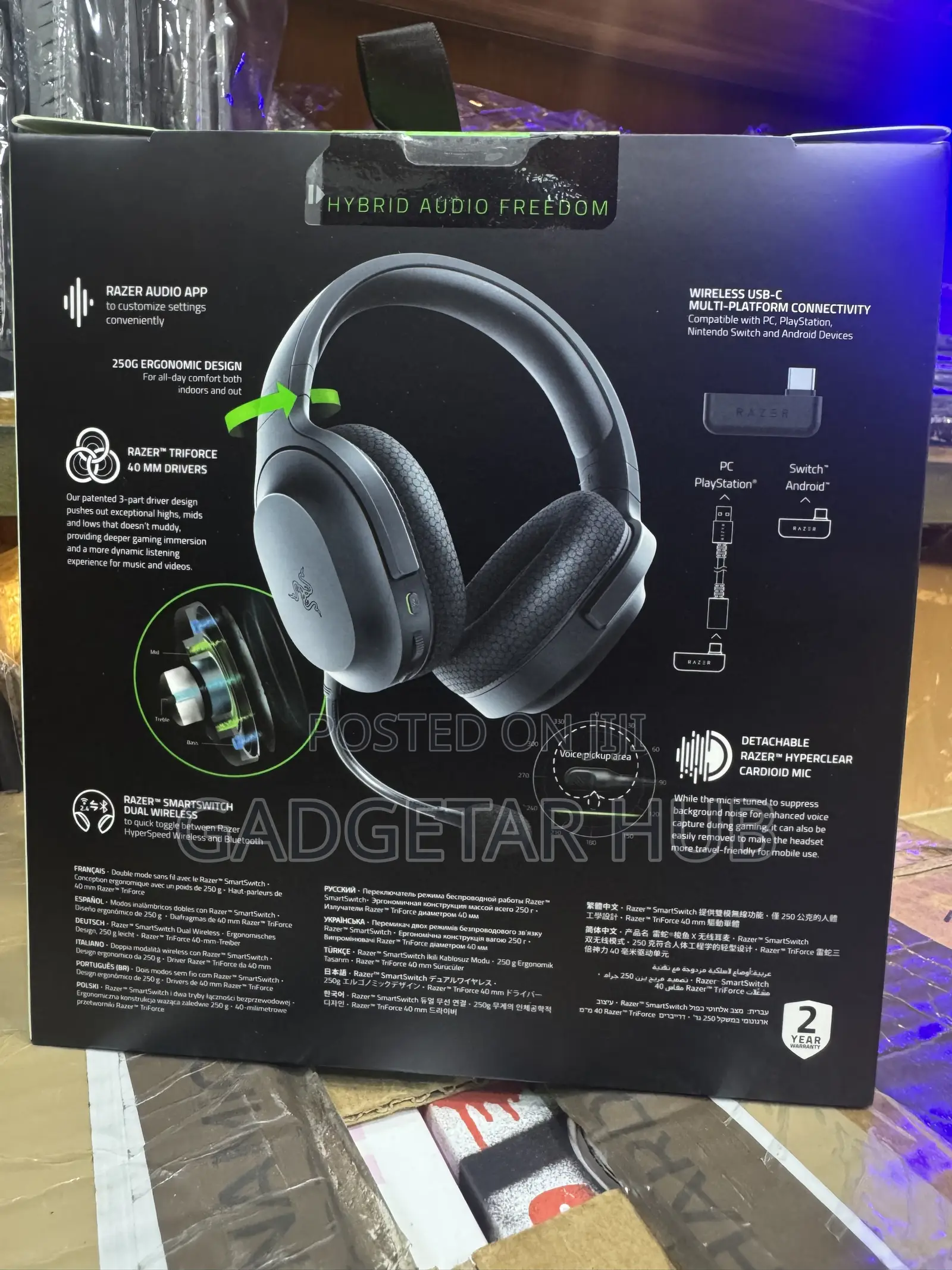 Razer Barracuda X Wireless Multi-Platform Gaming and Mobile Headset
