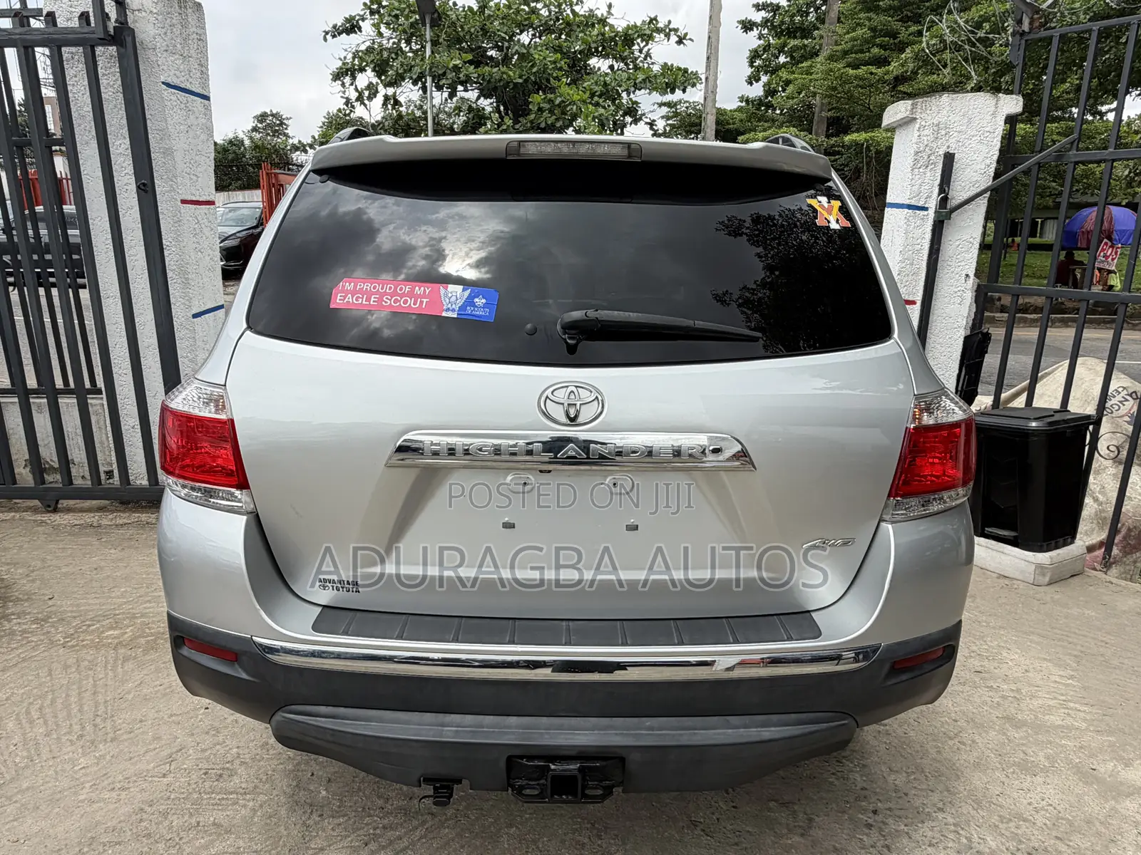 Toyota Highlander Limited 2012 Silver