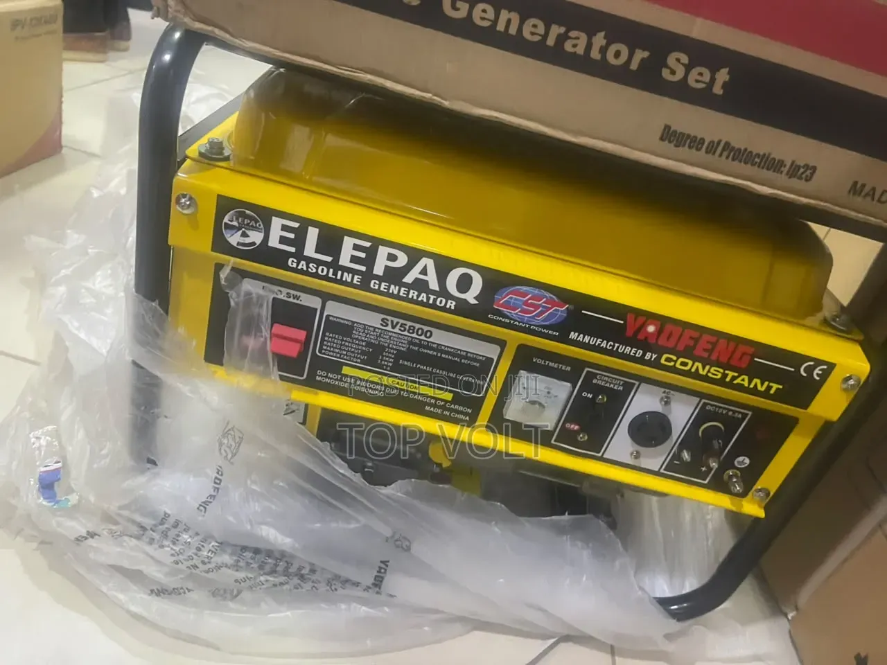 Elepaq Constant 3.5KVA Manual Petrol Generator