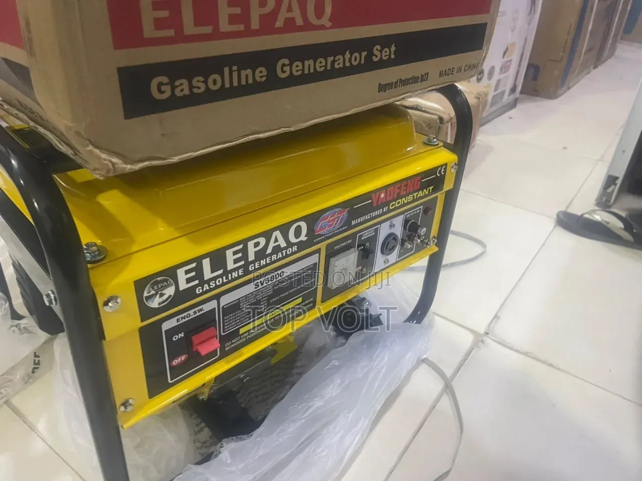 Elepaq Constant 3.5KVA Manual Petrol Generator