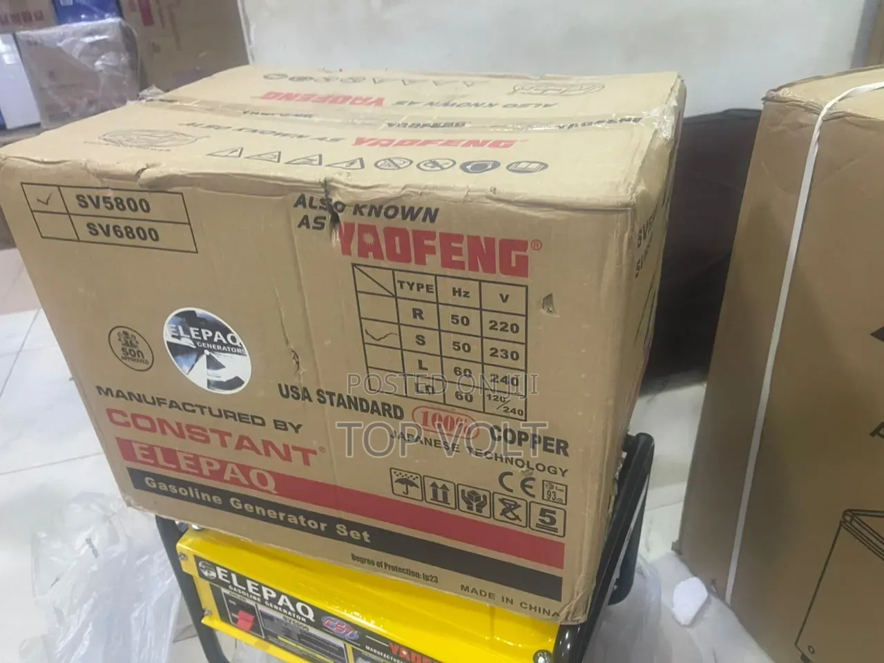 Elepaq SV5800 Power Generator for Home and Office