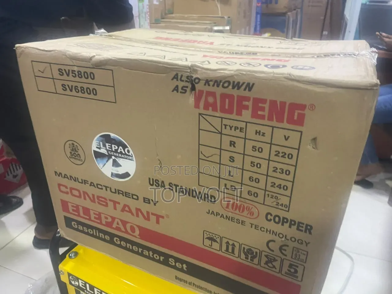Elepaq SV5800 Power Generator for Home and Office