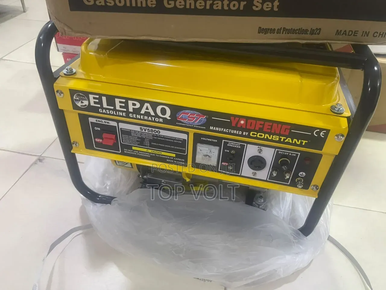 Elepaq 3.5KVA Petrol Generator With Manual Start