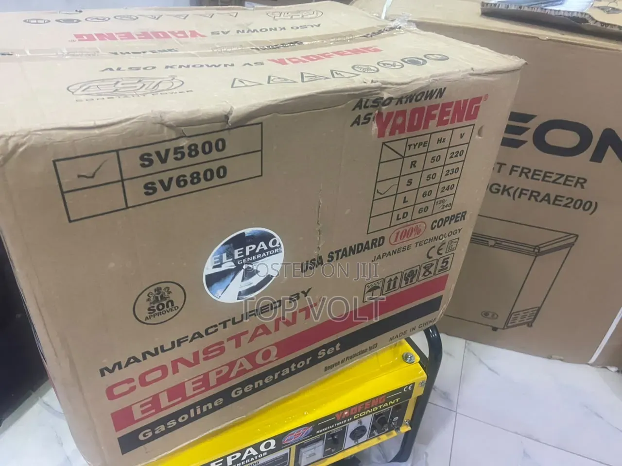 Elepaq 3.5KVA Petrol Generator With Manual Start