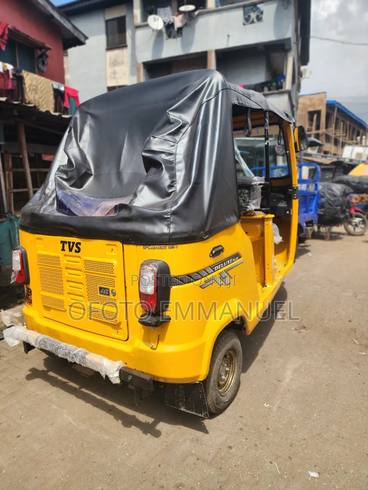 New TVS King Deluxe Plus iTouch Start 2026 Yellow