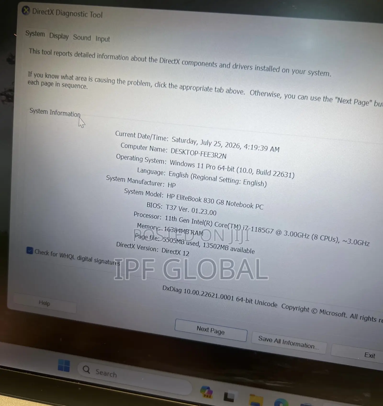 Laptop HP EliteBook 830 G8 16GB Intel Core i7 SSD 512GB