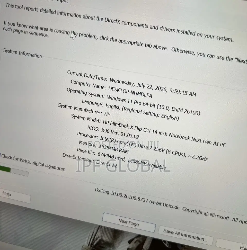 Laptop HP EliteBook X Flip G1i 16GB Intel Core Ultra 7 SSD 512GB