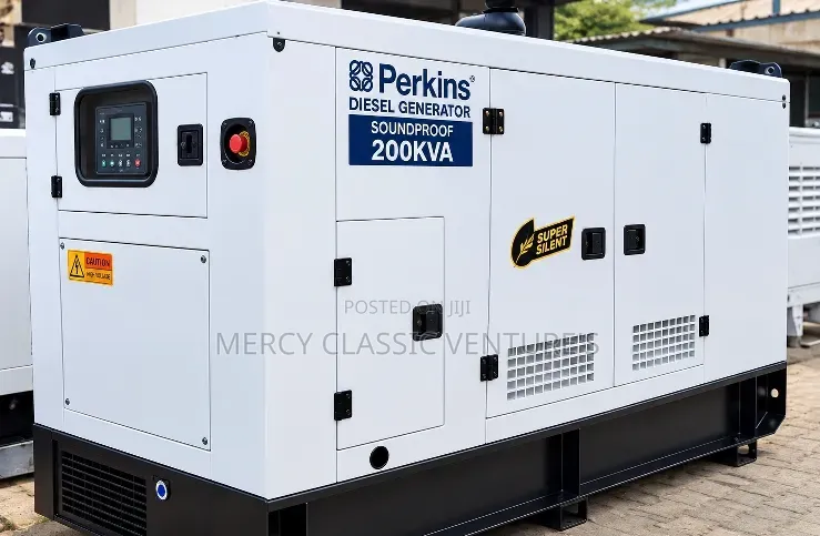 Perkins 200KVA Soundproof Diesel Generator – Super Silent