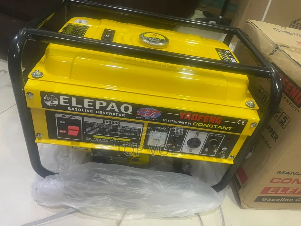 Elepaq Constant SV5800 Manual Backup Power Generator