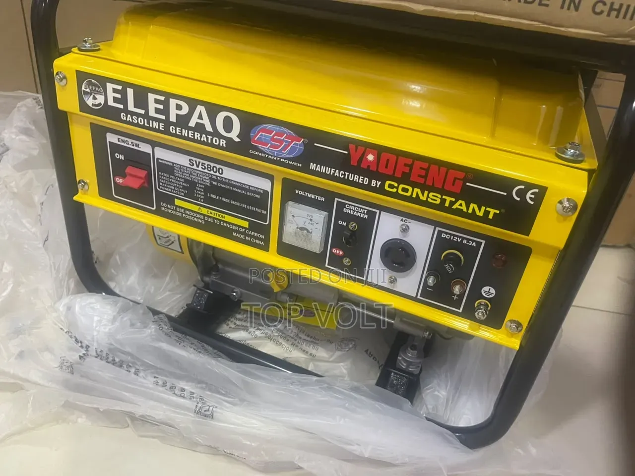 Elepaq 3.5KVA Portable Manual Power Generator
