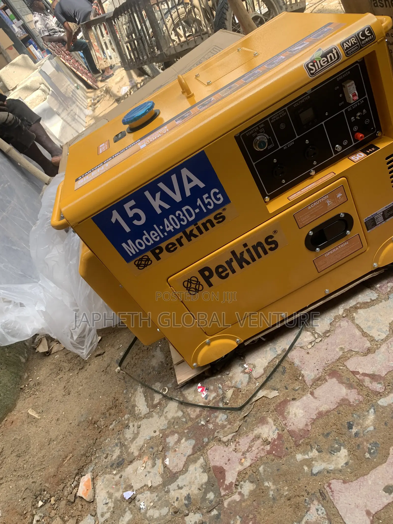 Perkins 15kVA Diesel Generator – Silent Soundproof Power Supply