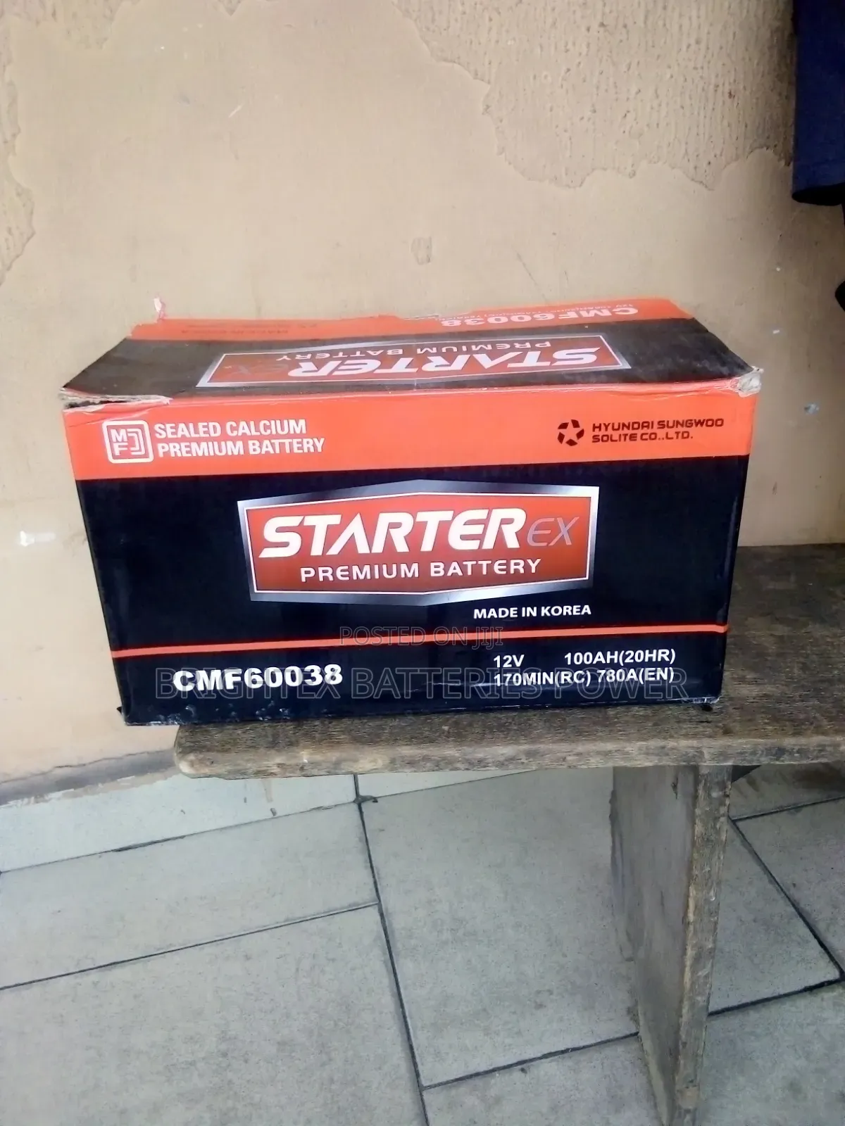 100Ahs Starter Premium Battery 12vots Capacity