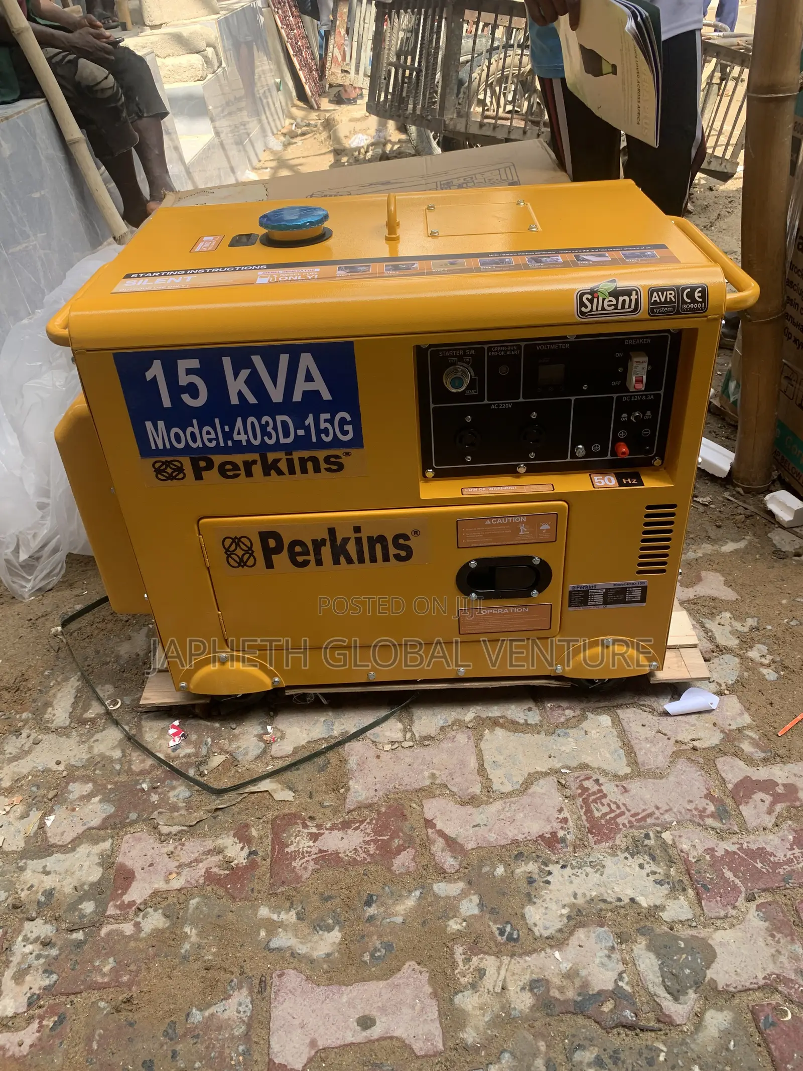 Perkins 15kVA Soundproof Generator – Reliable Backup Power for Homes