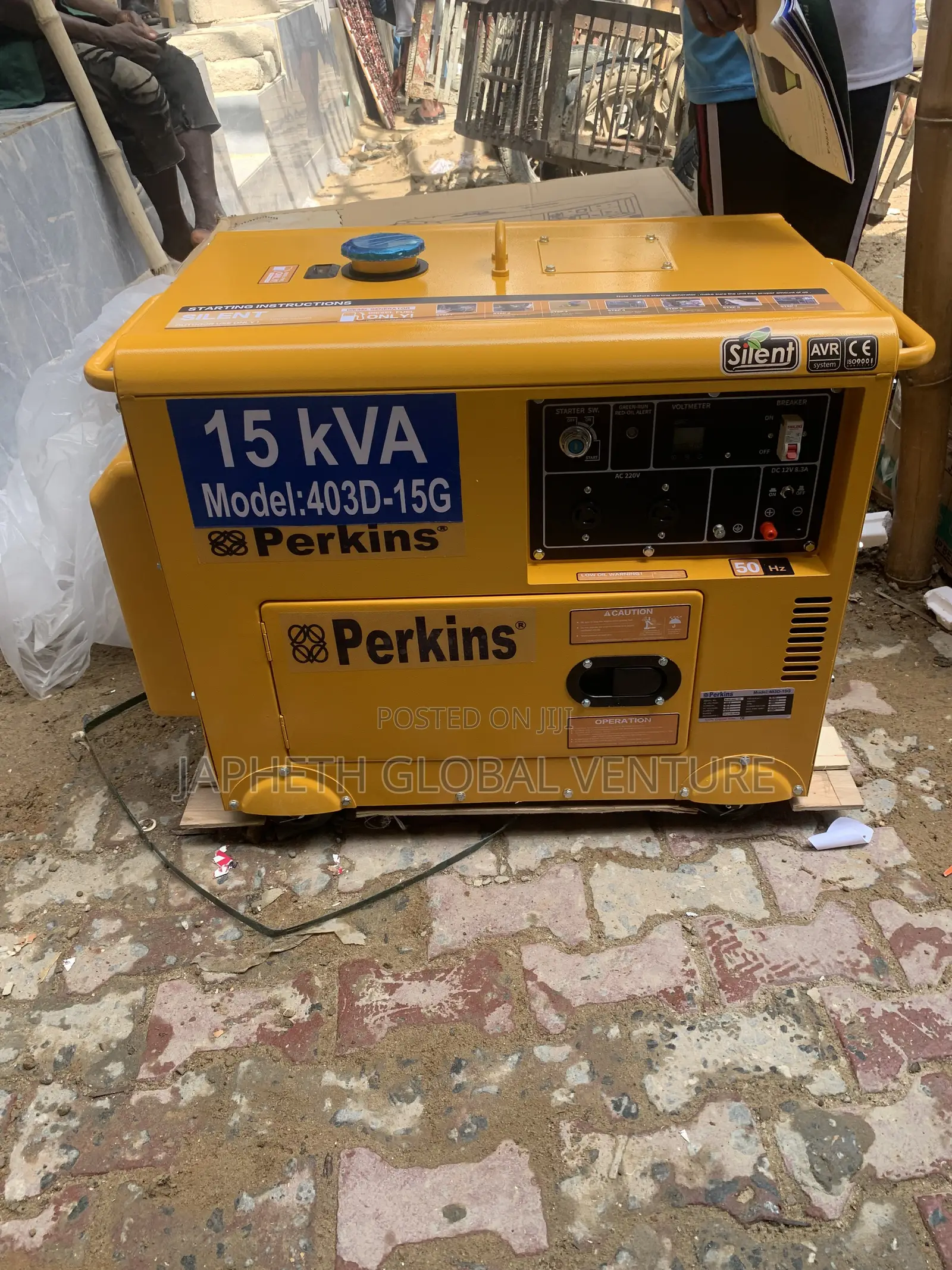 Perkins 15kVA Soundproof Generator – Reliable Backup Power for Homes