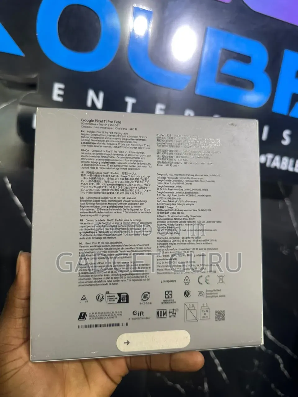 New Google Pixel 11 Pro Fold 256 GB Black