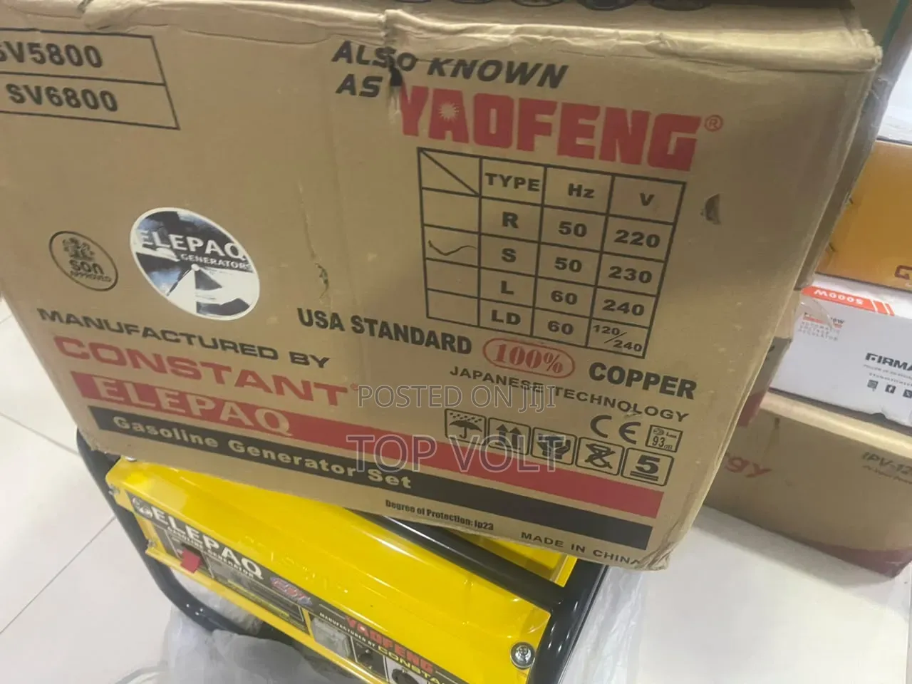 Elepaq Constant SV5800 Electricity Backup Generator