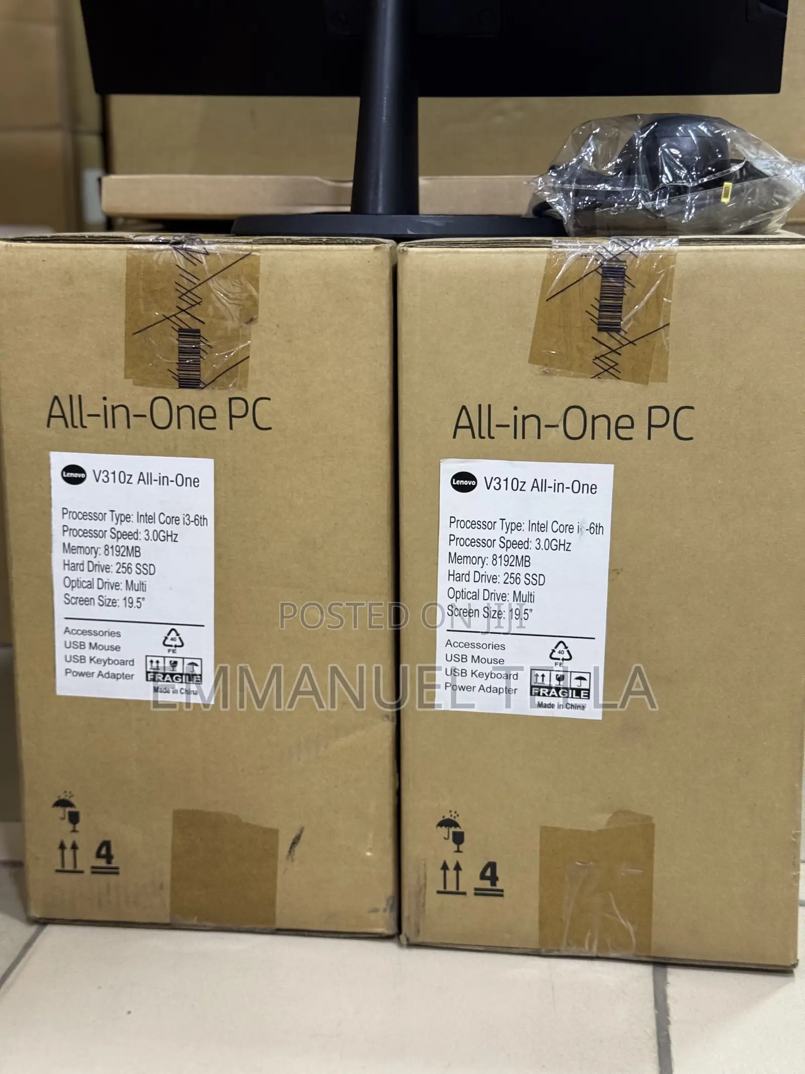 New Desktop Computer Lenovo V310z AIO 8GB Intel Core i3 SSD 256GB