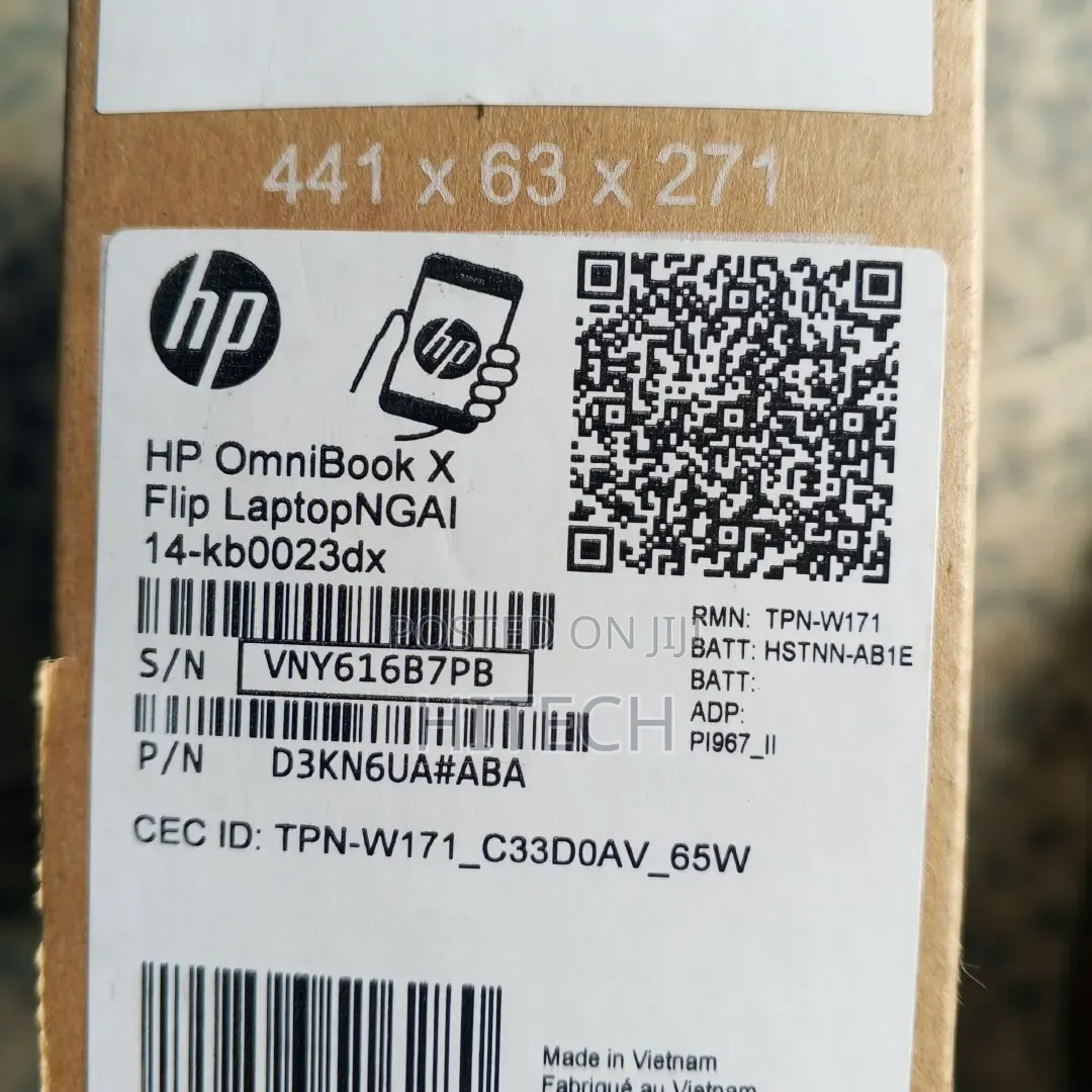 New Laptop HP OmniBook X Flip 14" 16GB Intel Core Ultra 7 SSD 1T