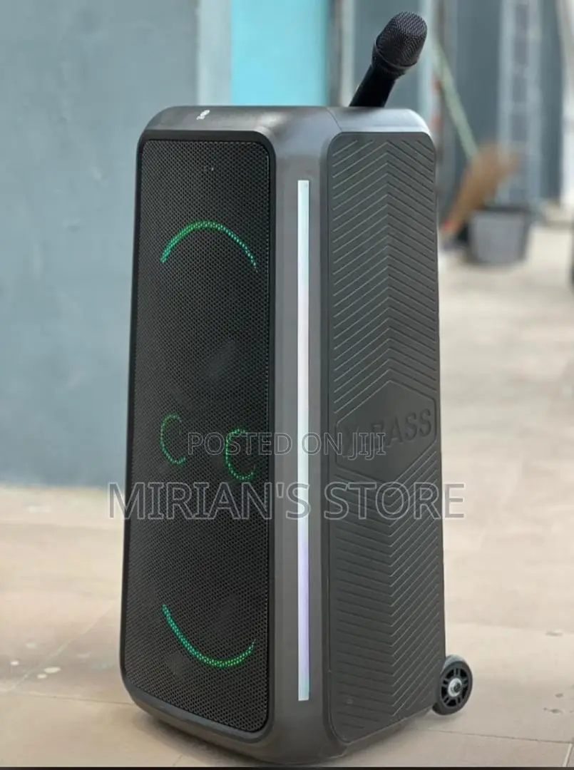 Powerful Rechargeable X-Bass Party Speaker With Wireless Lights