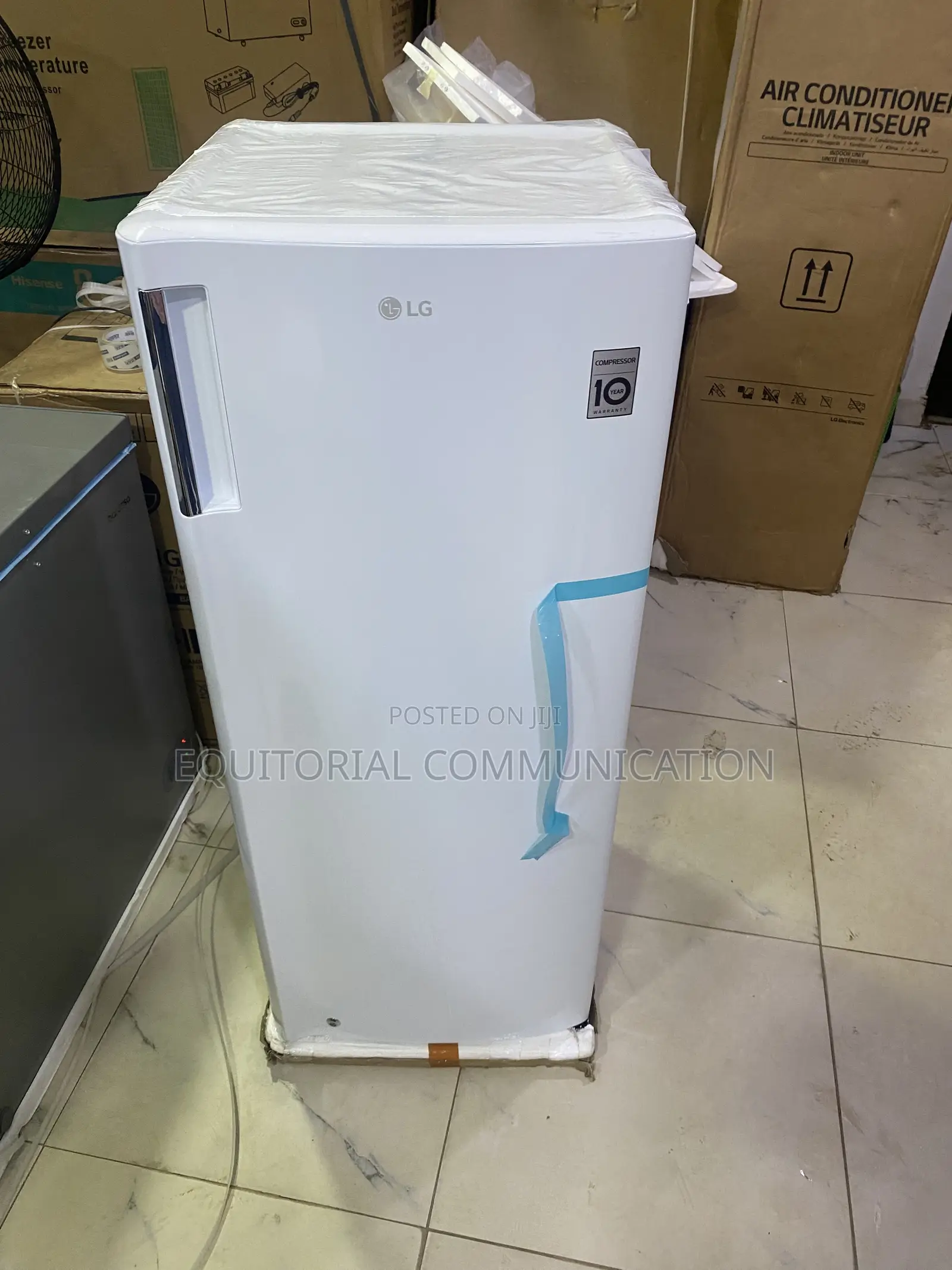 LG 168L Upright Freezer for Organized Food Storage