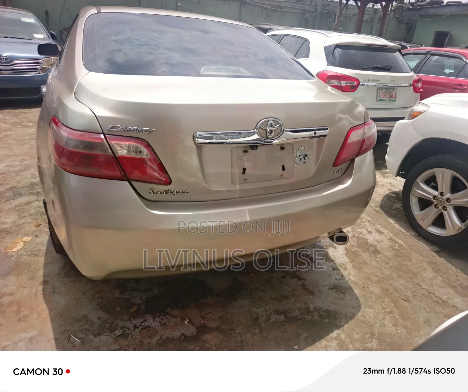 Toyota Camry 2.4 LE 2008 Gold