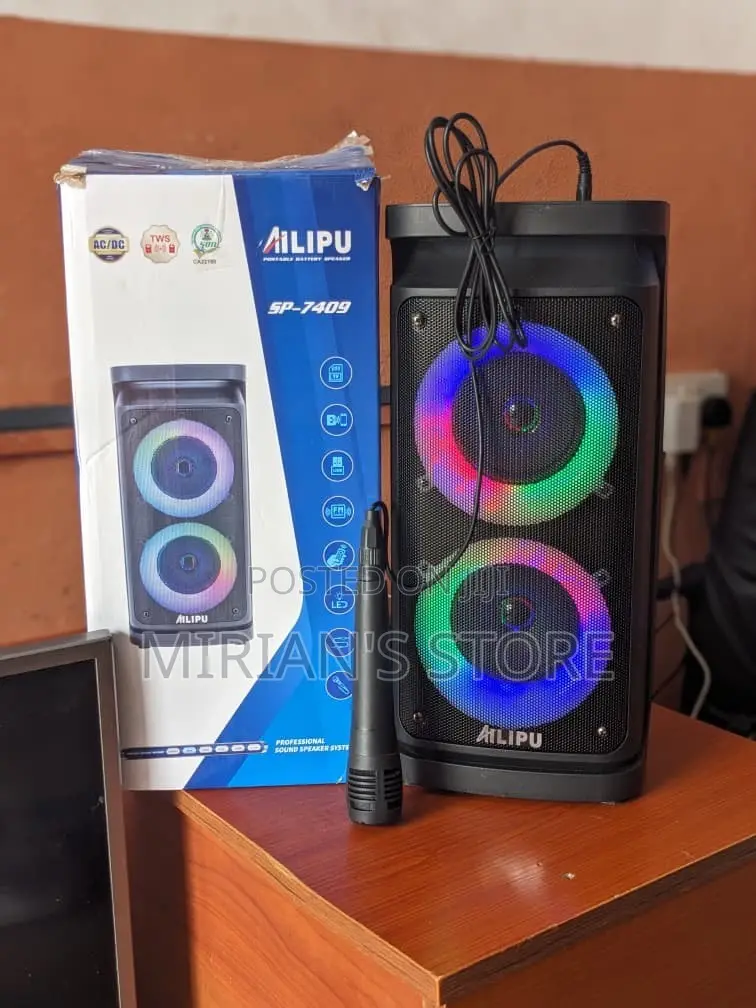 Ailipu Rechargeable Bluetooth Speaker SP-7409 With Microphone