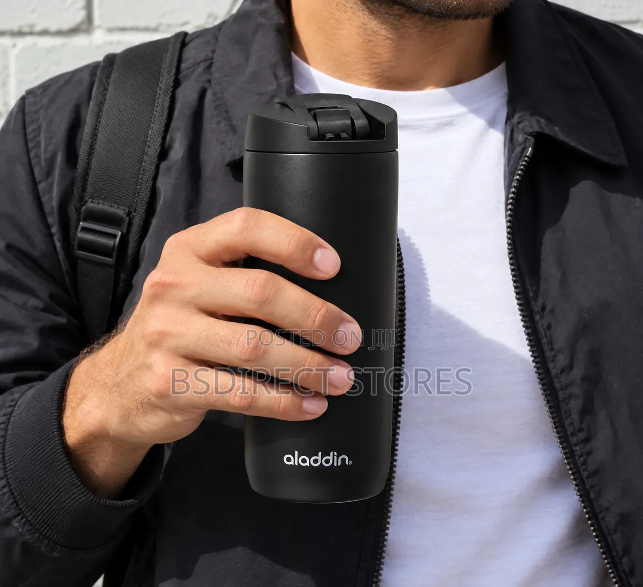 Aladdin Mocca Thermavac Leak Lock Stainless Steel Mug 0.35L Lava Black