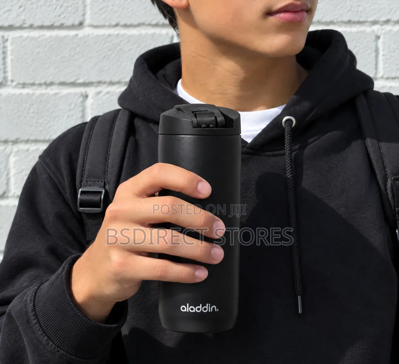 Aladdin Mocca Thermavac Leak Lock Stainless Steel Mug 0.35L Lava Black