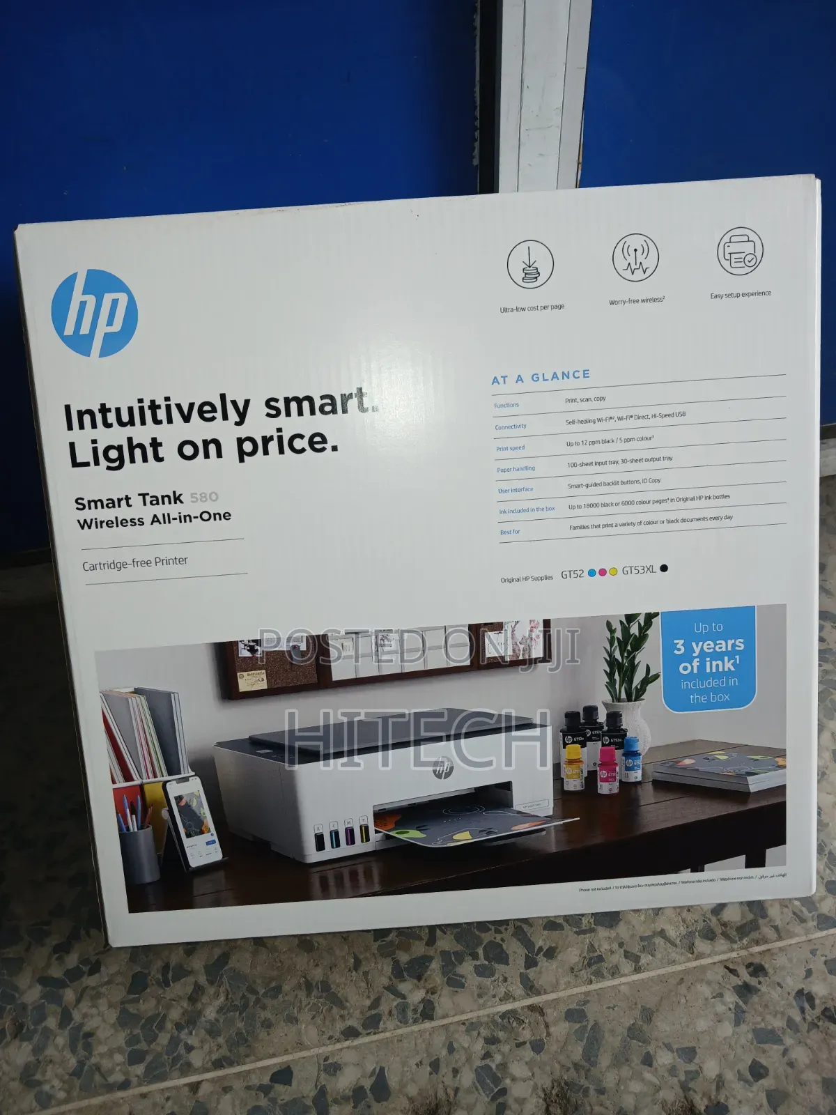 HP Smart Tank 580 Wireless All-in-One Printer