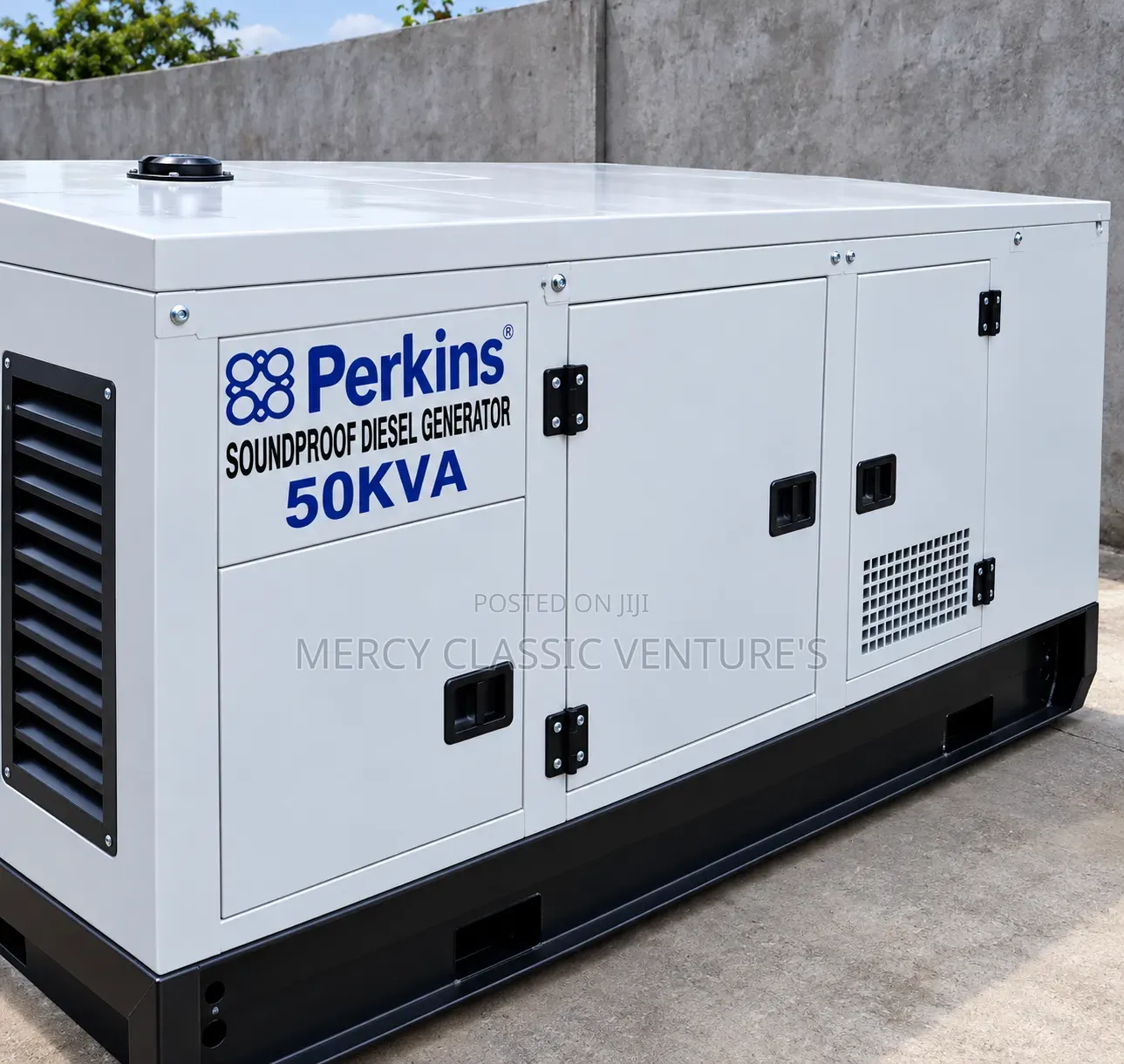 Perkins 50KVA Soundproof Diesel Generator – Heavy-Duty Power Supply