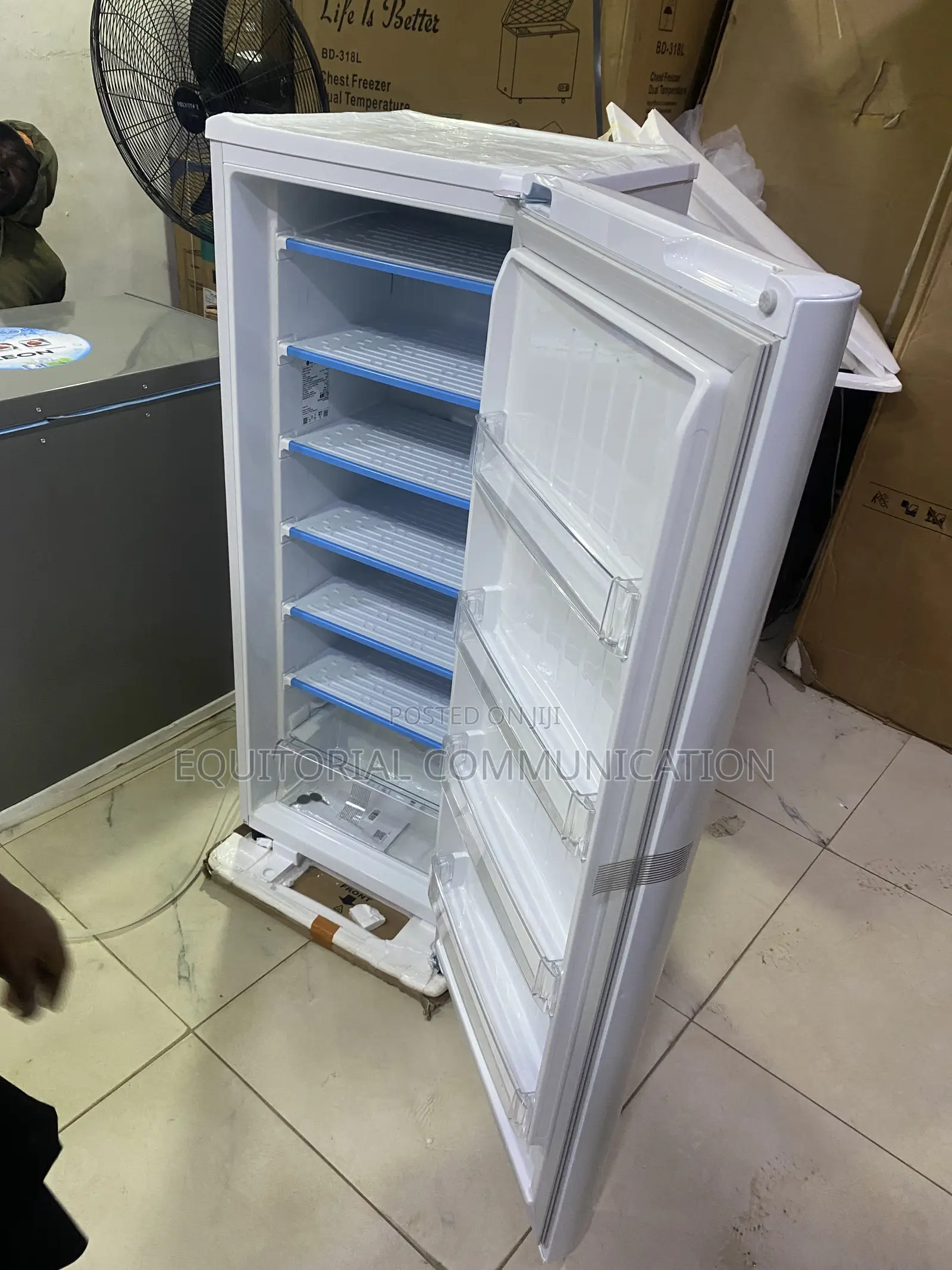 LG 168L Upright Freezer for Everyday Storage