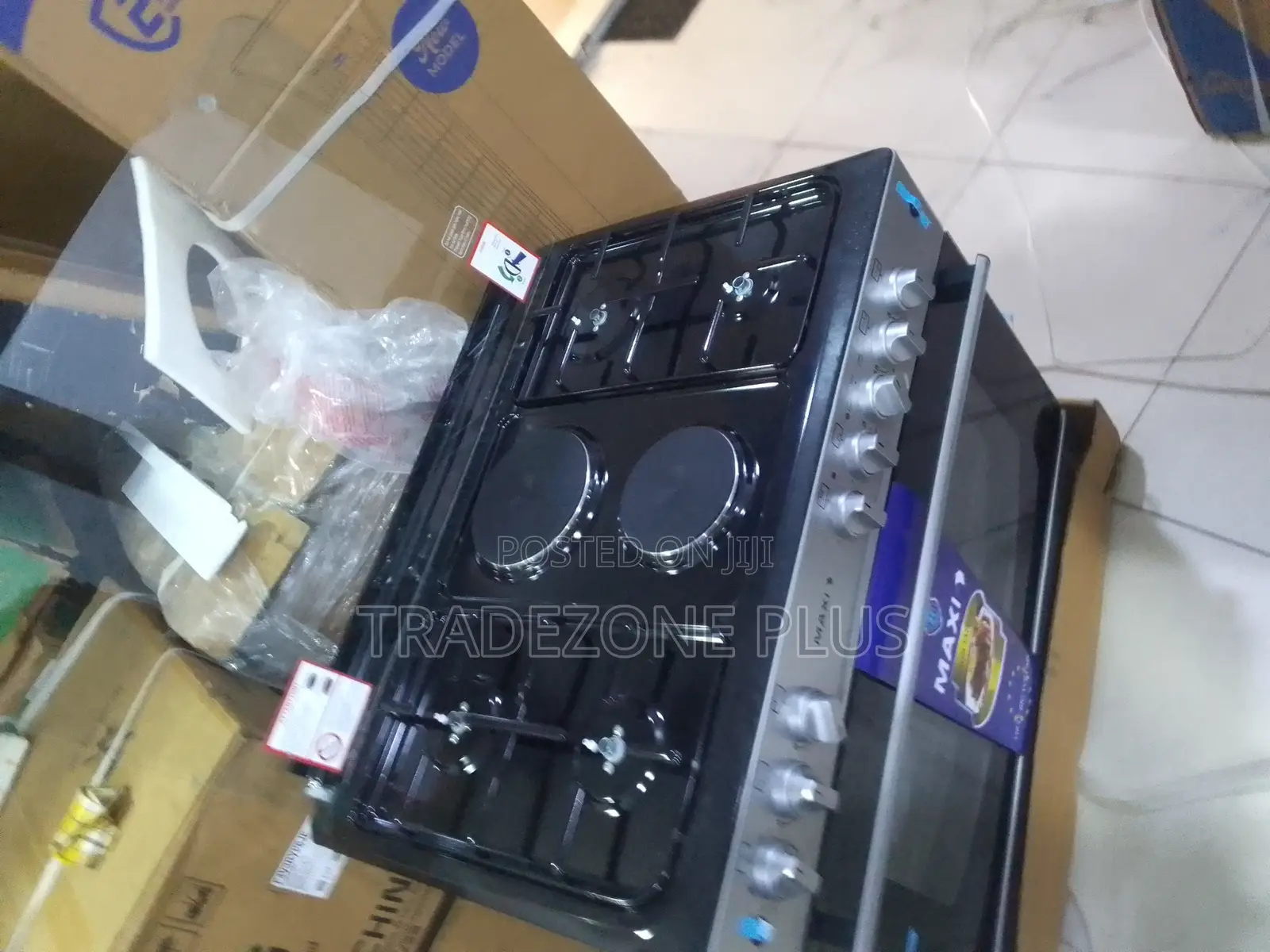 Maxi 6090 Gas Cooker With Extra Cooking Convenience
