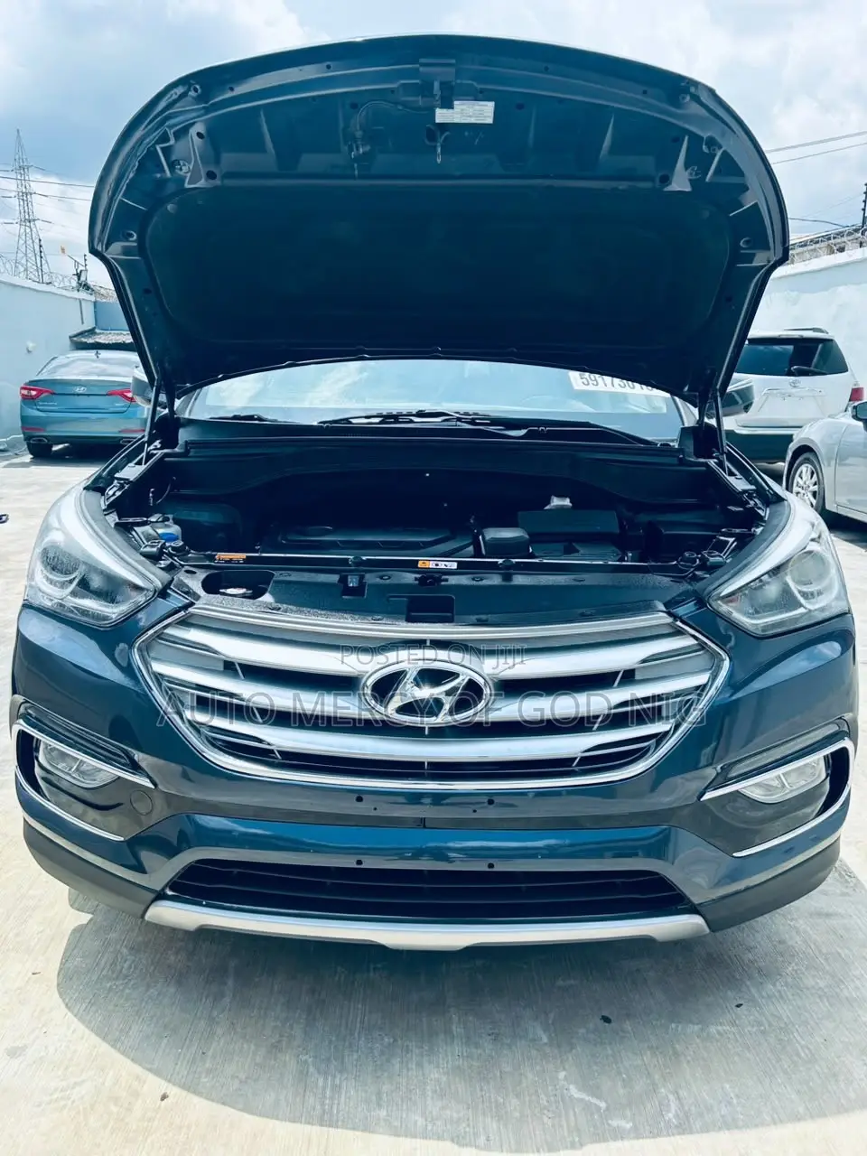 Hyundai Santa Fe SE FWD 2017 Blue